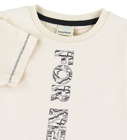 En Fant T-Shirt - Cream m. Text