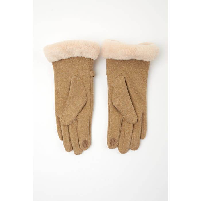 Veritas-Handschoenen faux fur riem