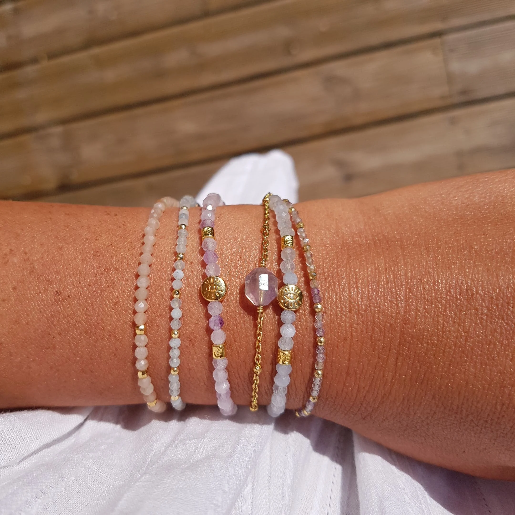 JOE - Bracelet aigue marine | Vert