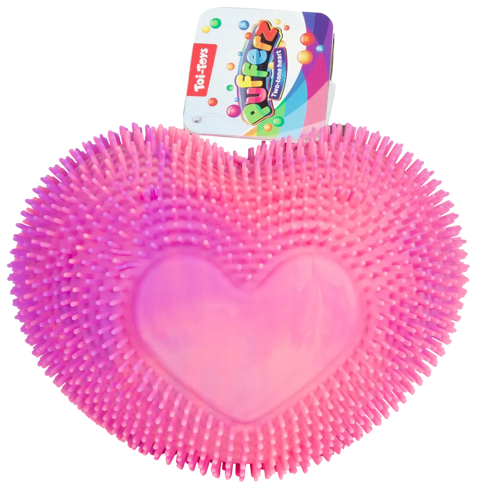 Pufferhjerte fidget legetøj - Assorterede farver