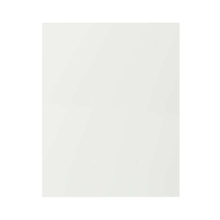 Côté de remplacement bas gauche Goodhome Stevia/Garcinia blanc H. 72 cm x l. 57 cm x Ep. 18 mm