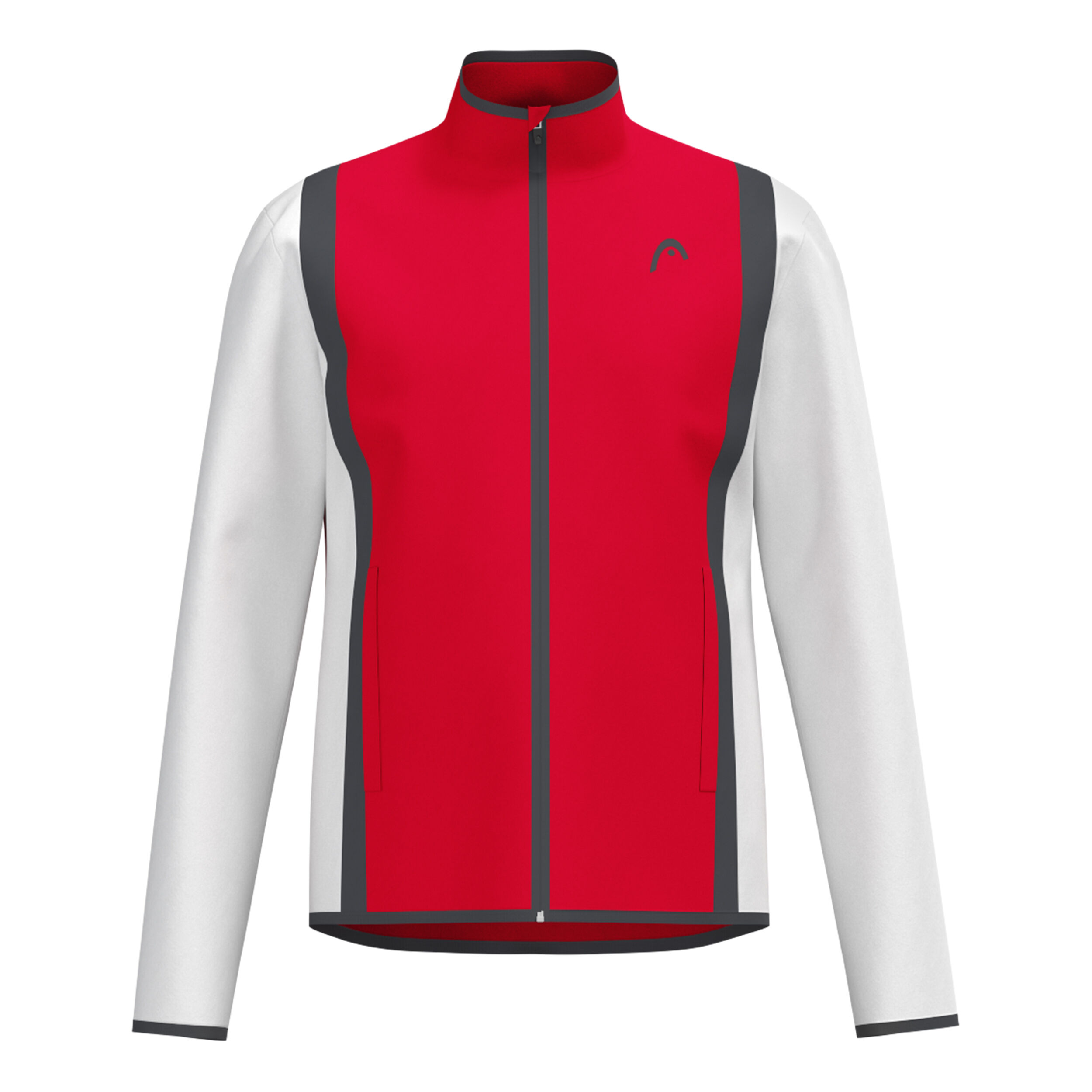HEAD Club 25 Jacket Men Veste De Survêtement Hommes - Rouge , Blanc