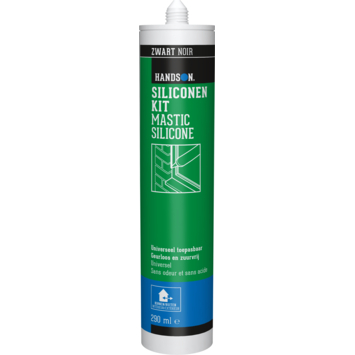 Handson siliconenkit zwart 290 ml