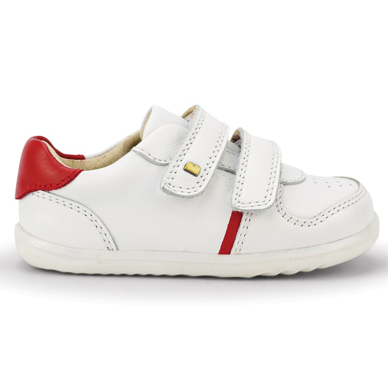 Bobux Bobux Step-up Riley blanc et rouge