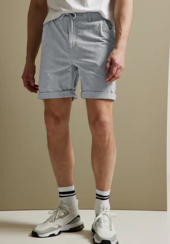 Regular Fit Chinoshorts - cool grey