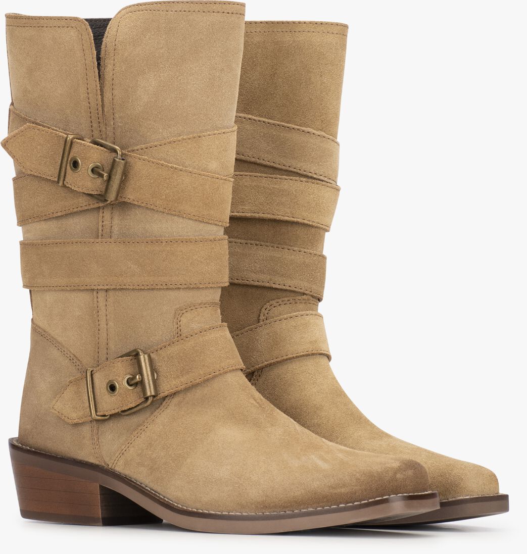 PS POELMAN bruine ps poelman biker boots sidonia