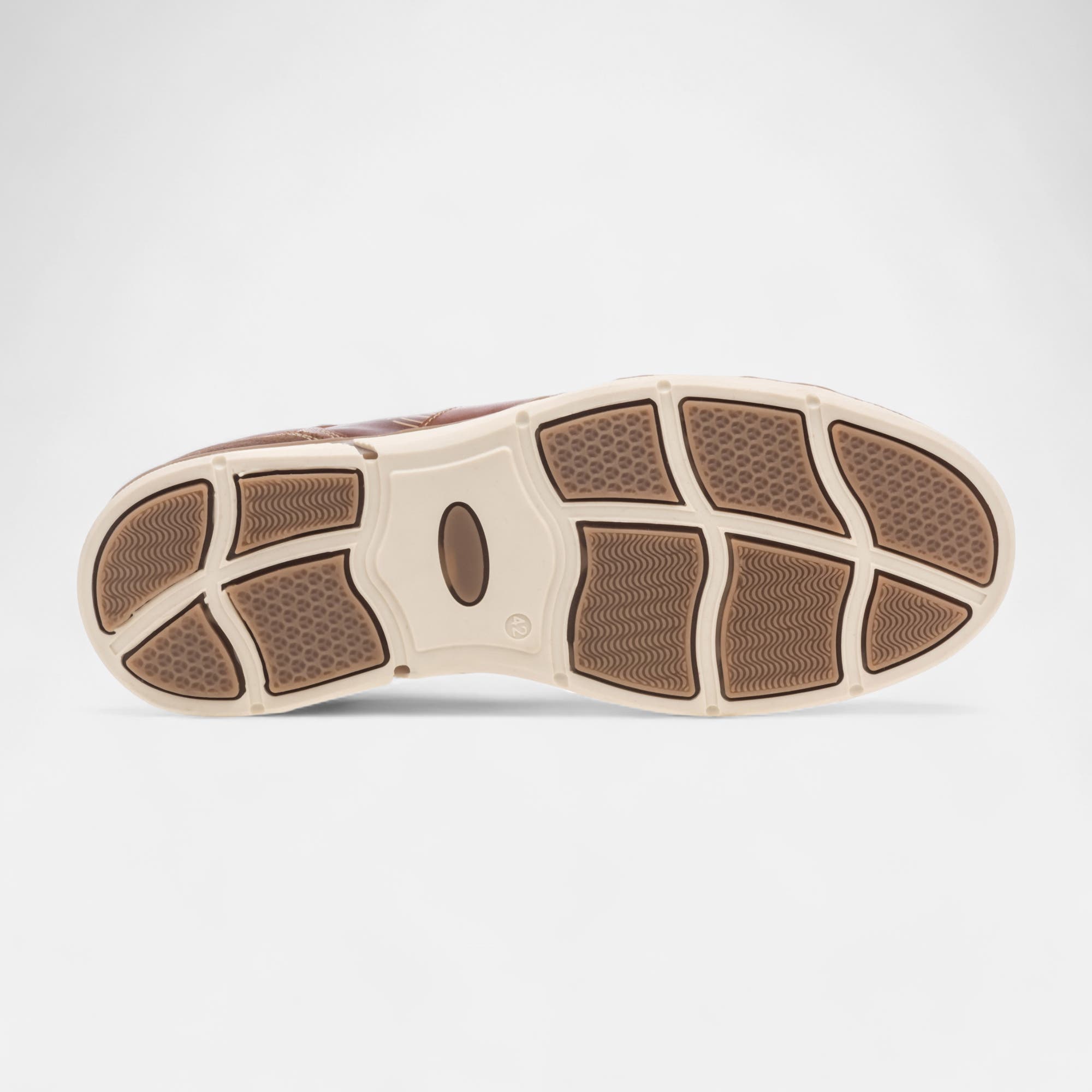 Baskets basses Homme en cuir cognac
