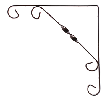 Duraline plankdrager ornament antiek brons 25x25 cm