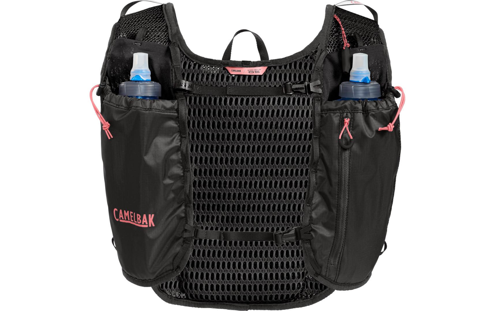 Womens Trail run vest black SchwarzLeichte Gewichtsweste für Damen