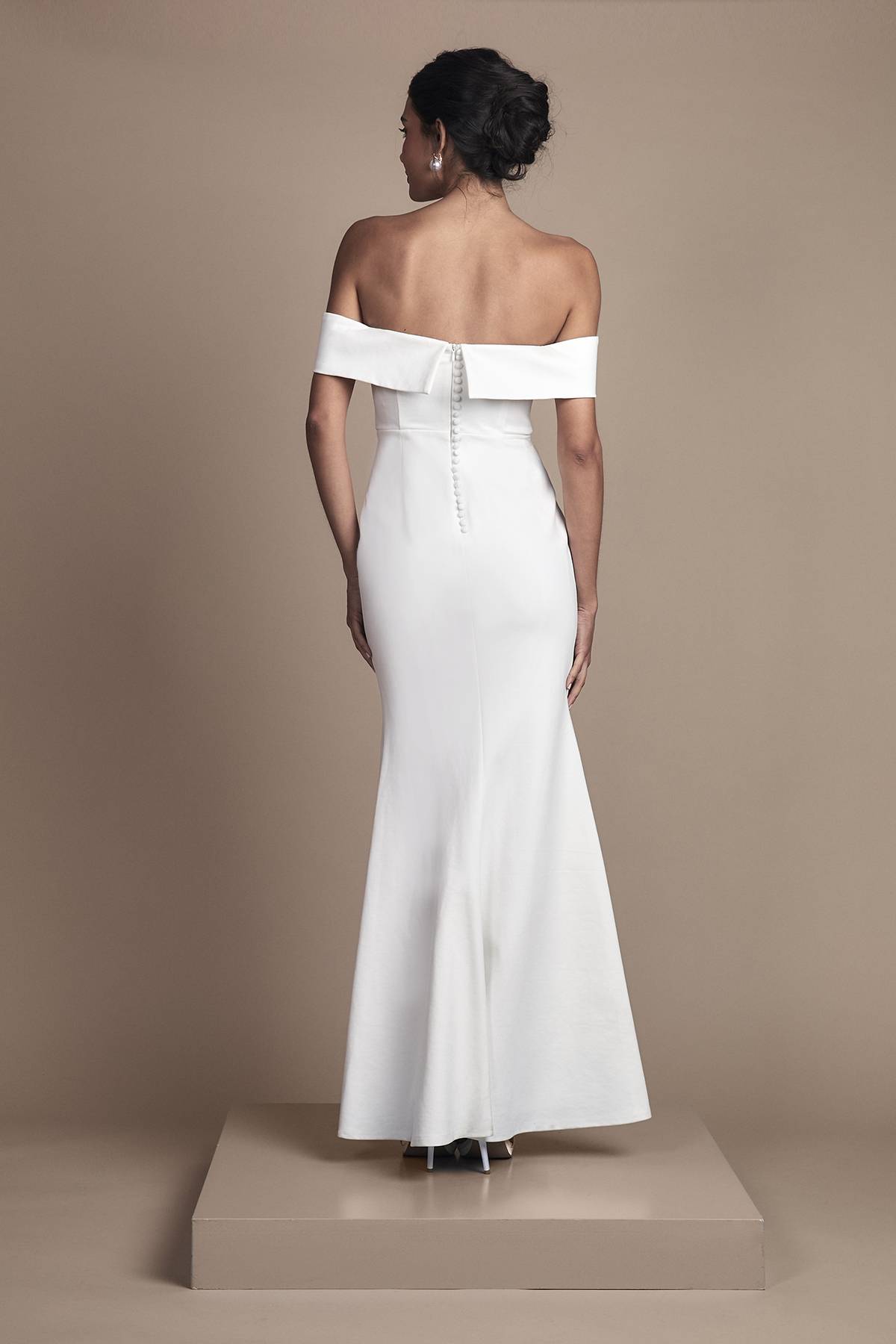Coast Robe de Mariée Maxi Bardot Ponte