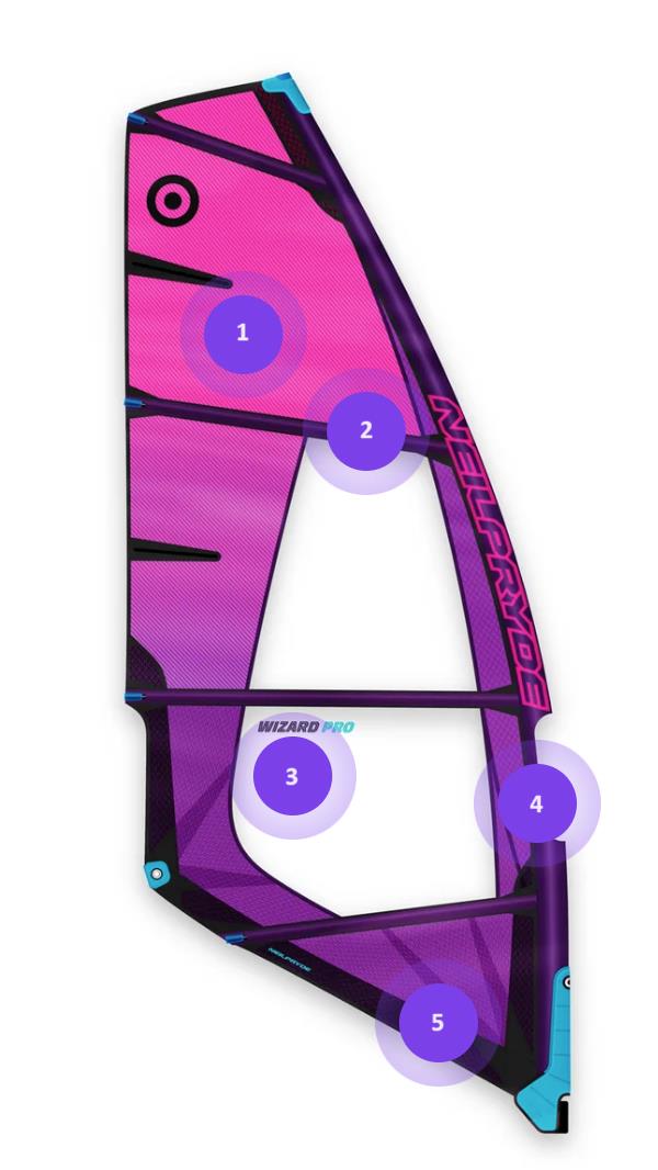 Neilpryde Wizard - PRO - 2024 C3 Purple