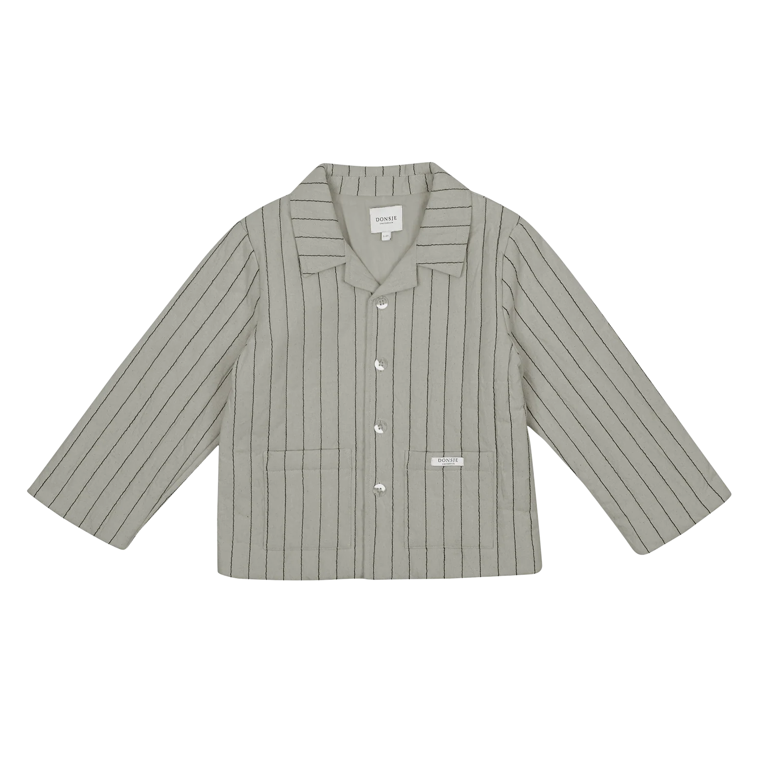 Orselle Jacket | Dusty Green – Thyme Striped