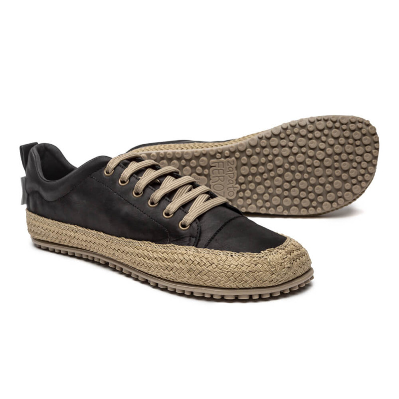 Zapato feroz Zapato Feroz Adulte Jerica Cuerda Noir