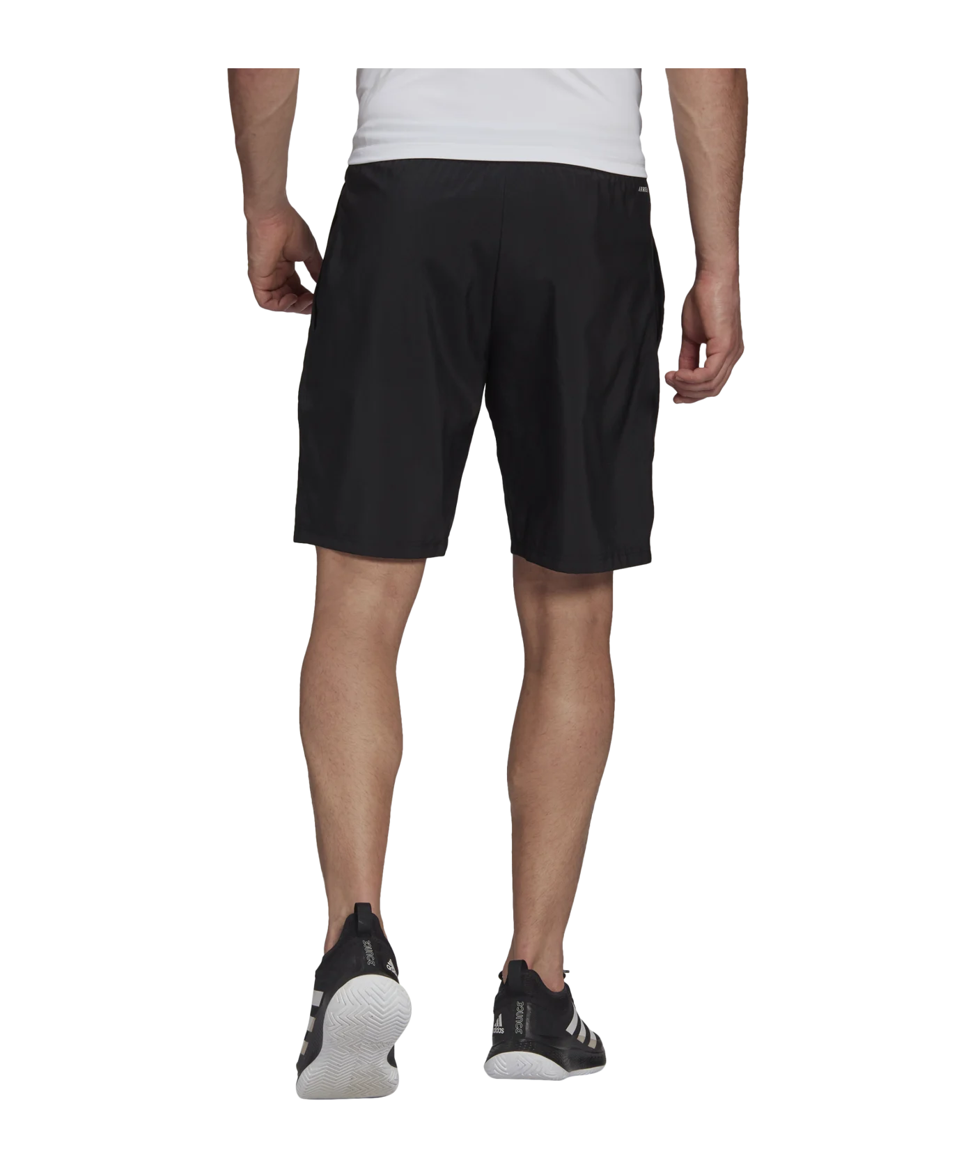 adidas 3 Stripes Tennis Short Schwarz Weiss