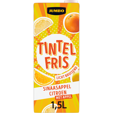 Jumbo Tintel Fris Sinaasappel Citroen met Appel 1,5 L