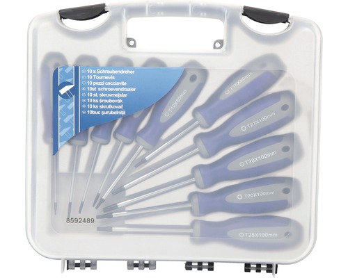 Torx-schroevendraaierset, 10-delig