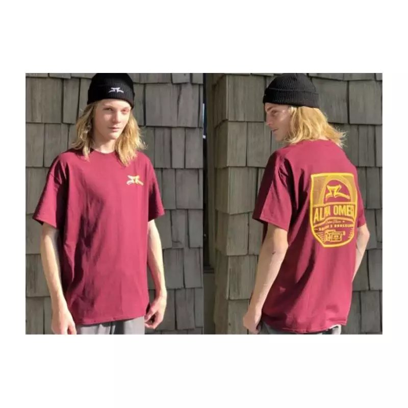 Tee shirt AO SCOOTERS Nest maroon Marron