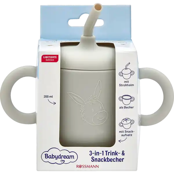 3 in 1 Trink- & Snackbecher