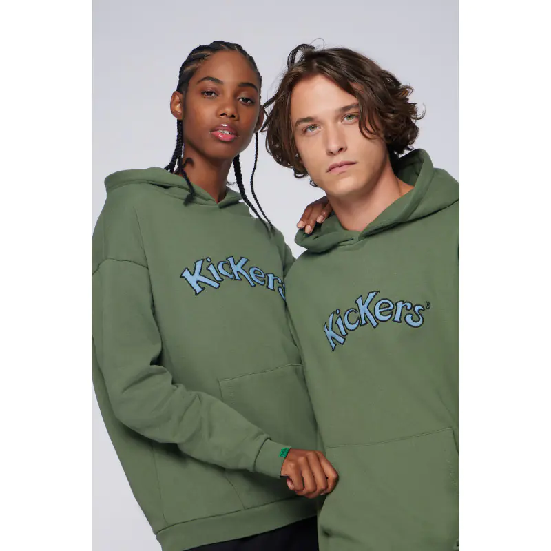 ORGANIC KICK HOODIE KAKI SWEAT Coton biologique No Gender