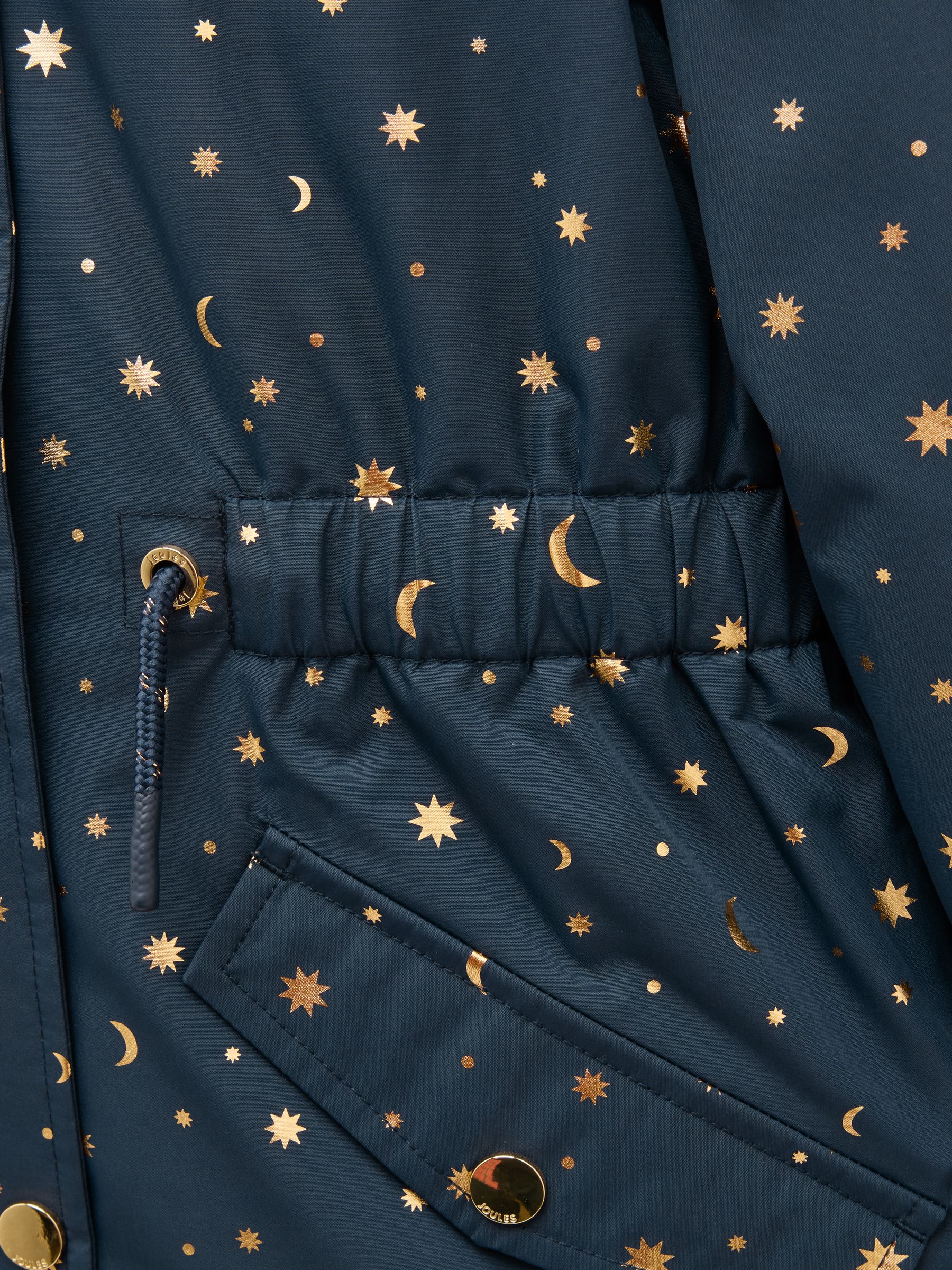 Donkerblauw - Joules Alix waterdichte parka voor meisjes