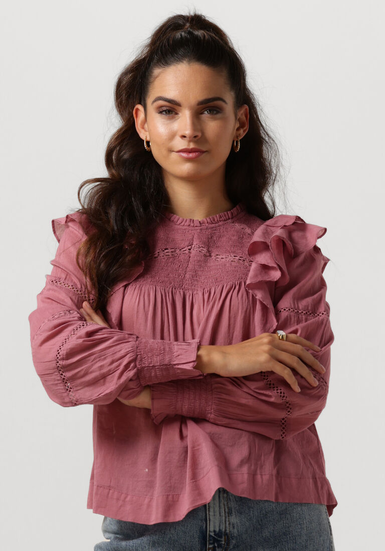 NEO NOIR roze neo noir blouse sarna s voile blouse