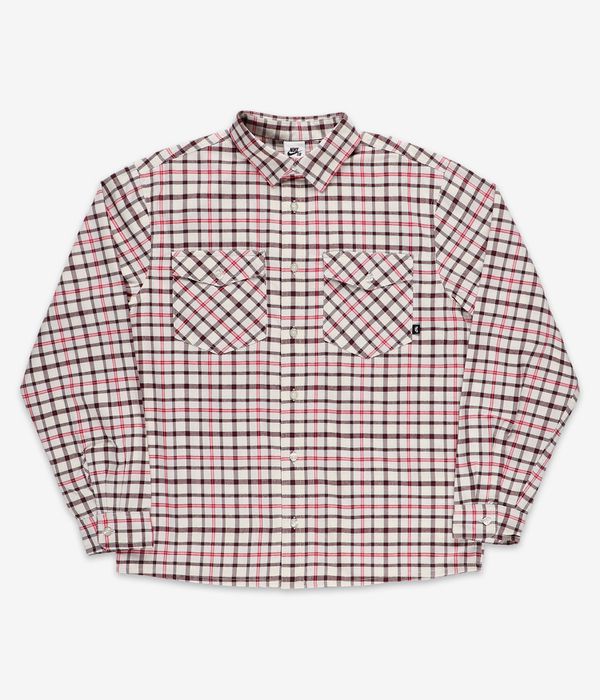 Nike SB Woven Button Up Hemd (coconut milk light bone)