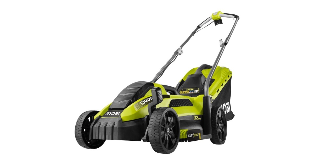 RyobiRLM13E33S elektrische grasmaaier  (Groen/zwart)