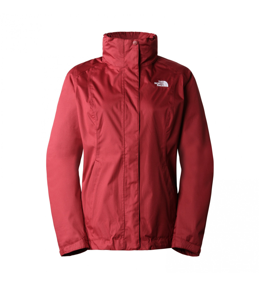 Jaqueta de lã polar The North Face Evolve II Triclimate na cor bordô