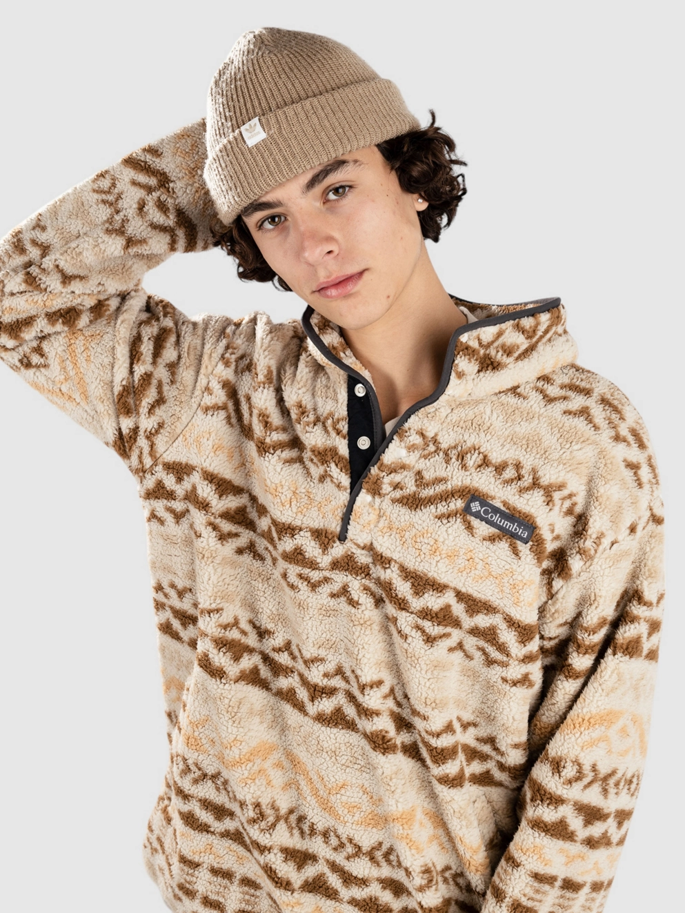 Columbia Rugged Ridge Half Snap Fleece Sweater dark stone/ del