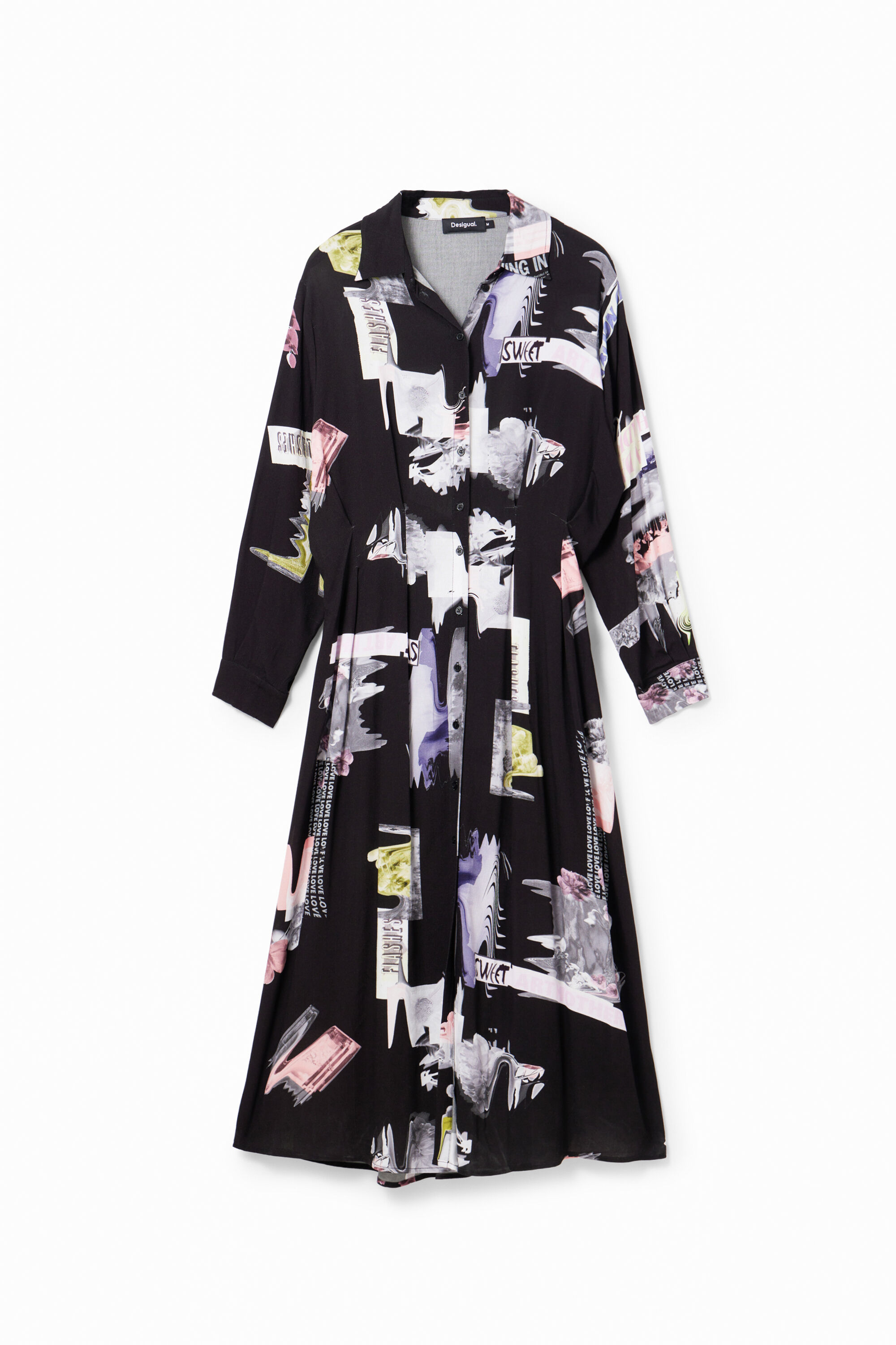 Robe chemise midi