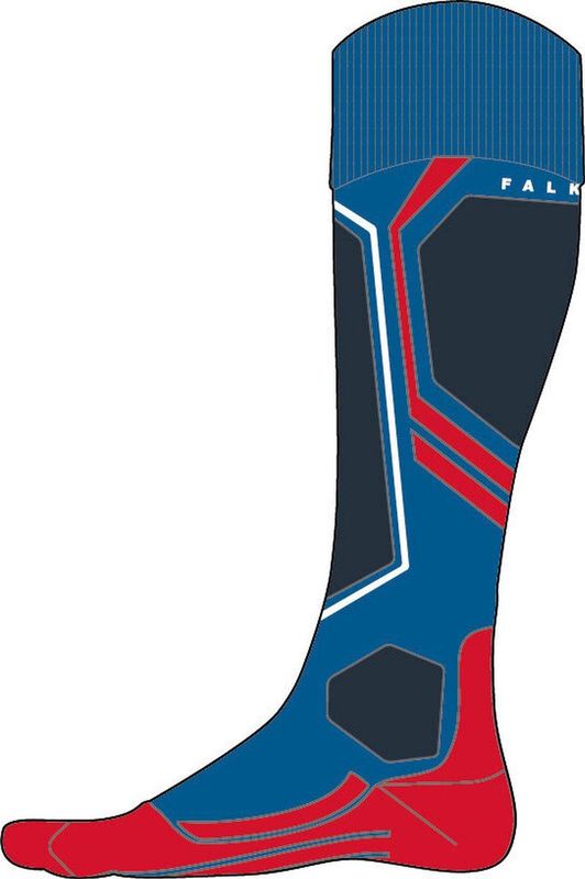 FALKE SK4 - Functionele Skisokken - Blauw - Warm Dun Wol