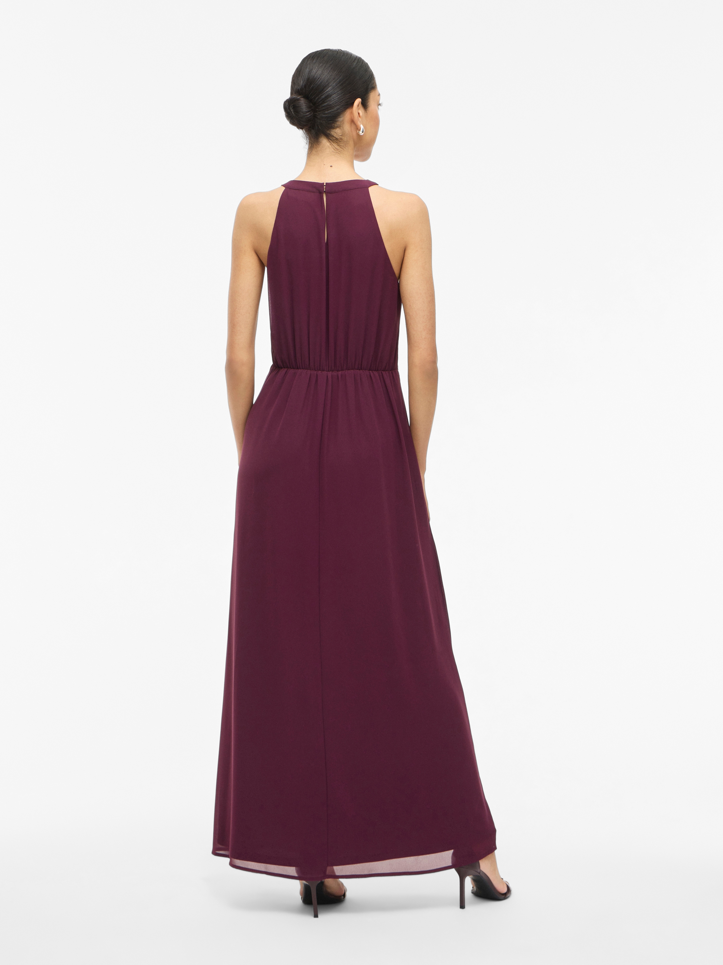 Vila Maxikleid »VIMILINA HALTERNECK MAXI DRESS - NOOS« Sommerkleid,