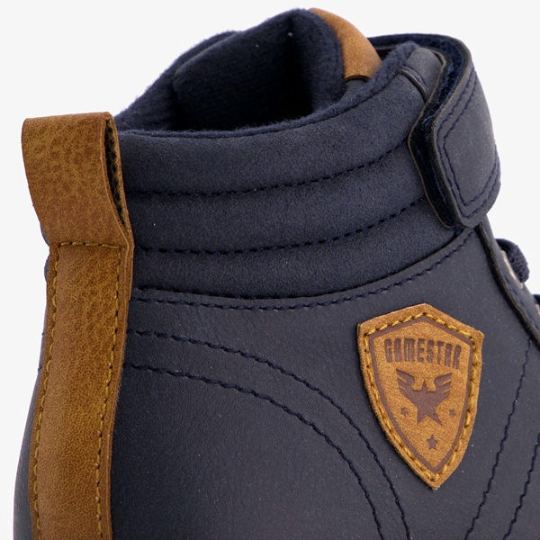 Blue Box hoge jongens sneakers bruin blauw