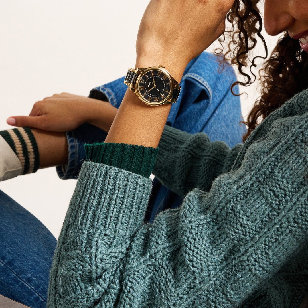 Fossil Gilmore Date Bicolor Keramik