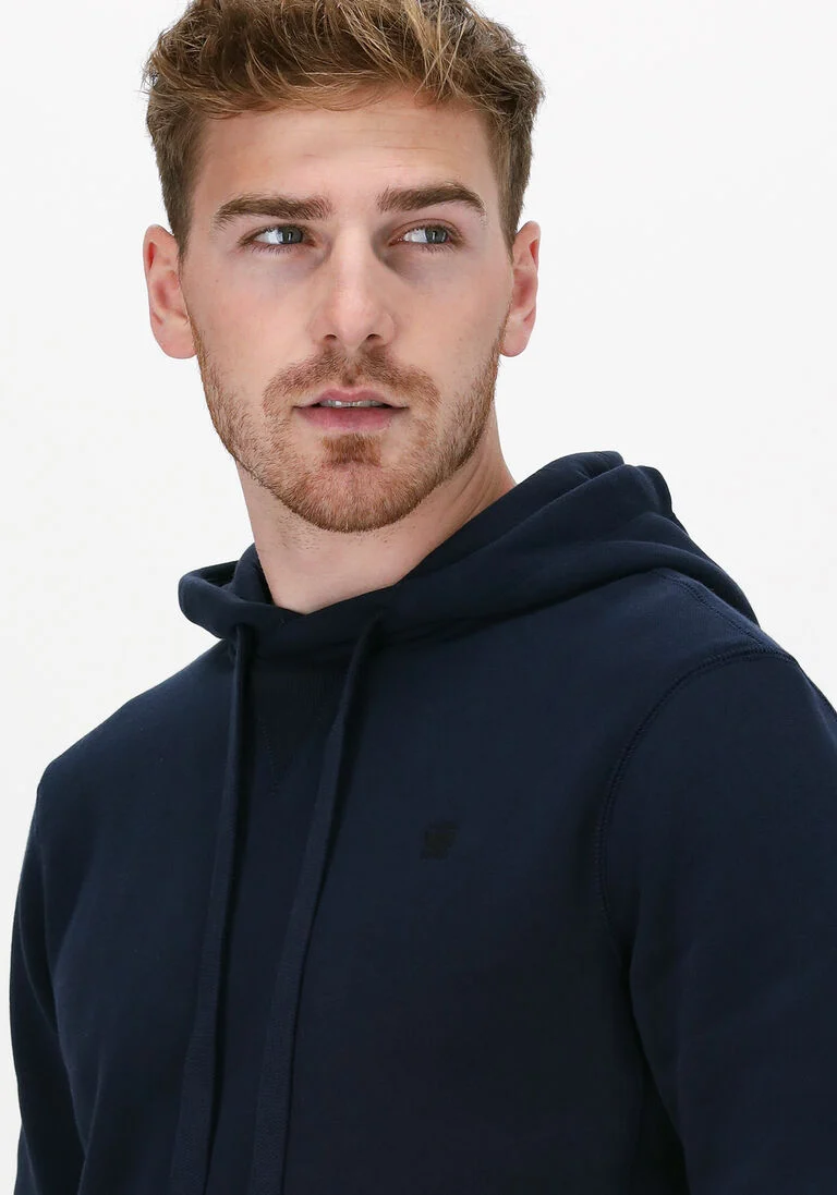 G-STAR RAW donkerblauwe g-star raw sweater c235 - pacior sweat r hoodie