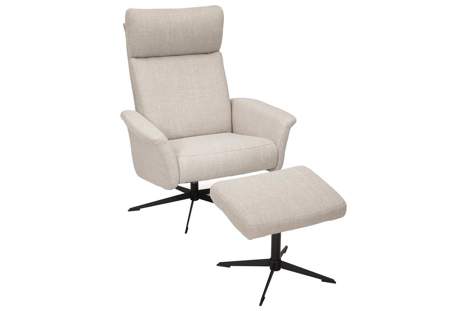 Leo krakk Tekstil Bjorn 9950 beige med polaris sokkel i sort. Medium