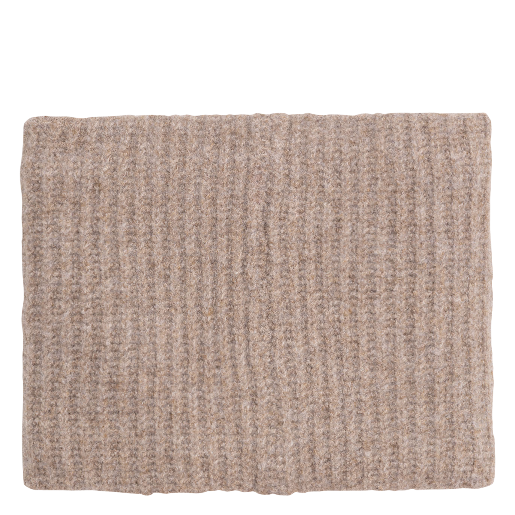 Snood en maille tricotée | Marron