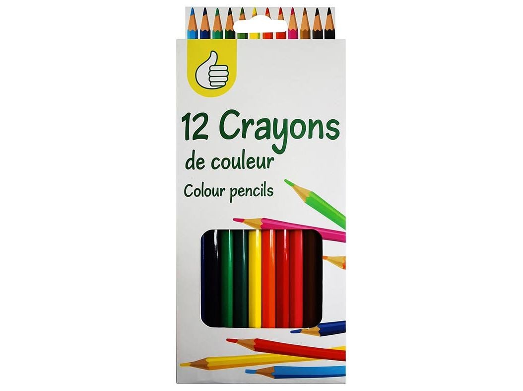 CONJUNTO DE 12 LÁPIS DE COR POLEGAR
