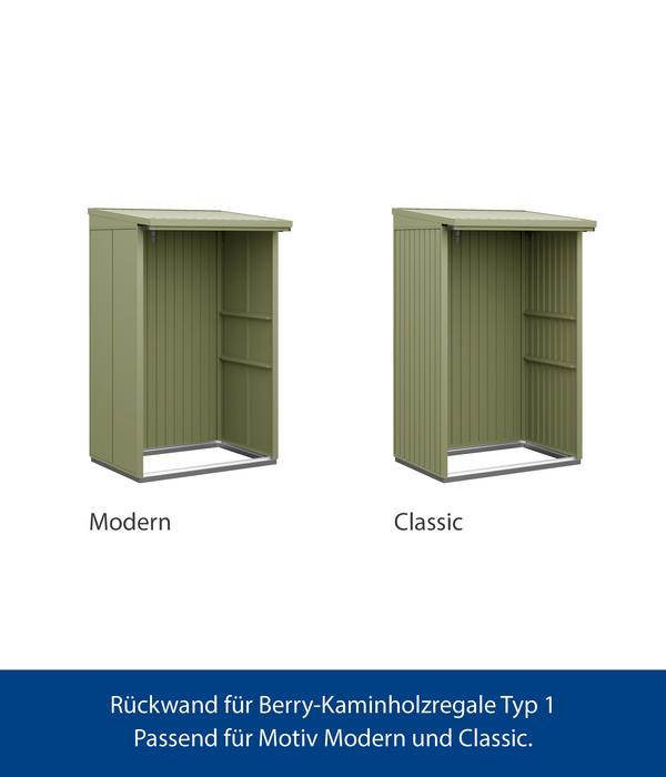 Hörmann Rückwand für Berry-Kaminholzregal