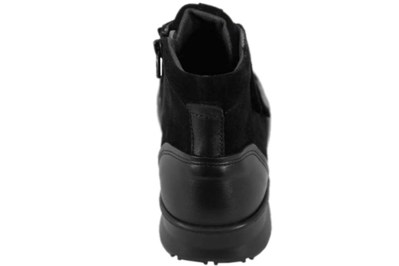 NEW FEET SORT RUSKIND/GLAT SKIND STØVLE