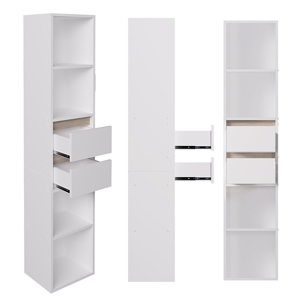 Vicco Bücherregal Robert Wandregal Kinderschrank Büroregal Regal Schrank Weiß