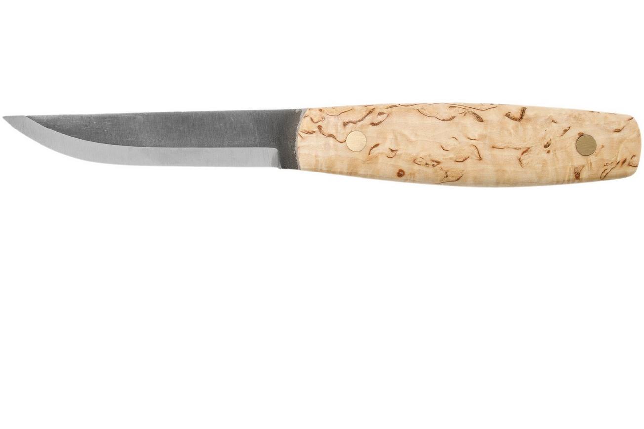Nordic Knife Design Korpi 90 Curly-birch, 2040 vaststaand mes
