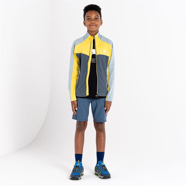 Veste polaire randonnée DARE 2B EMERGENT CORE STR SLATE/ORION GREY/ELECTRIC YELLOW
