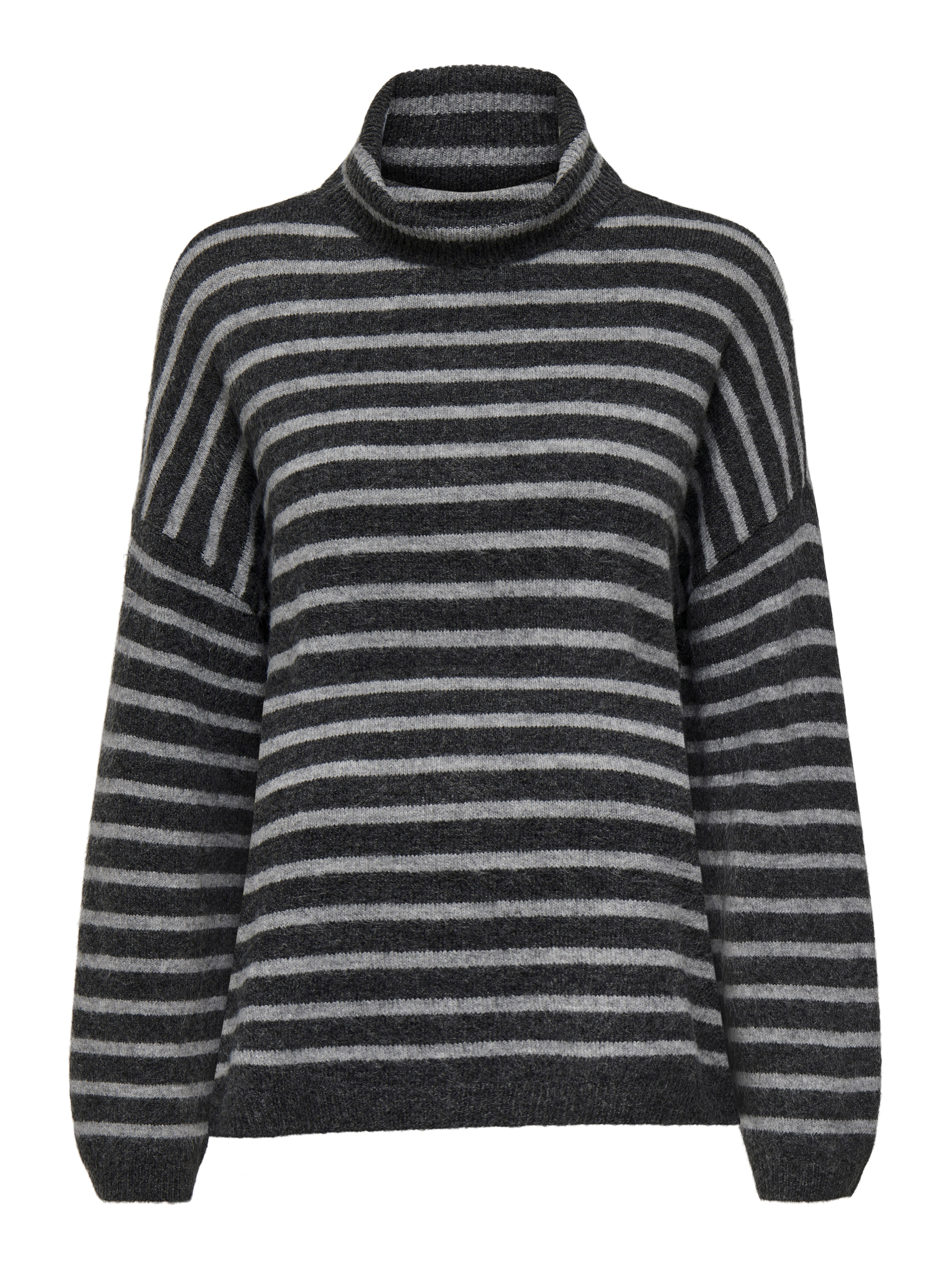 ONLTALIO Strickpullover Dark Grey Melange