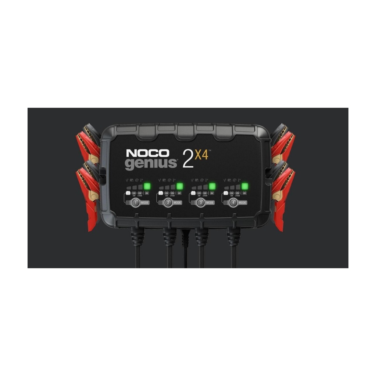 NOCO Elektronisk Batterilader 6/12V 4x2A (4-kanaler)