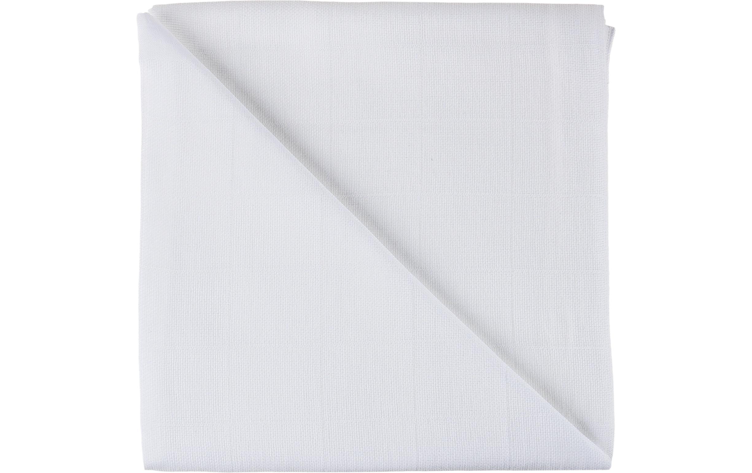 Baby-Gaze, 5er Set 60 x 60 cm, WeissWindeleinlagen, weiss, 60 x 60 cm, 3 Stück