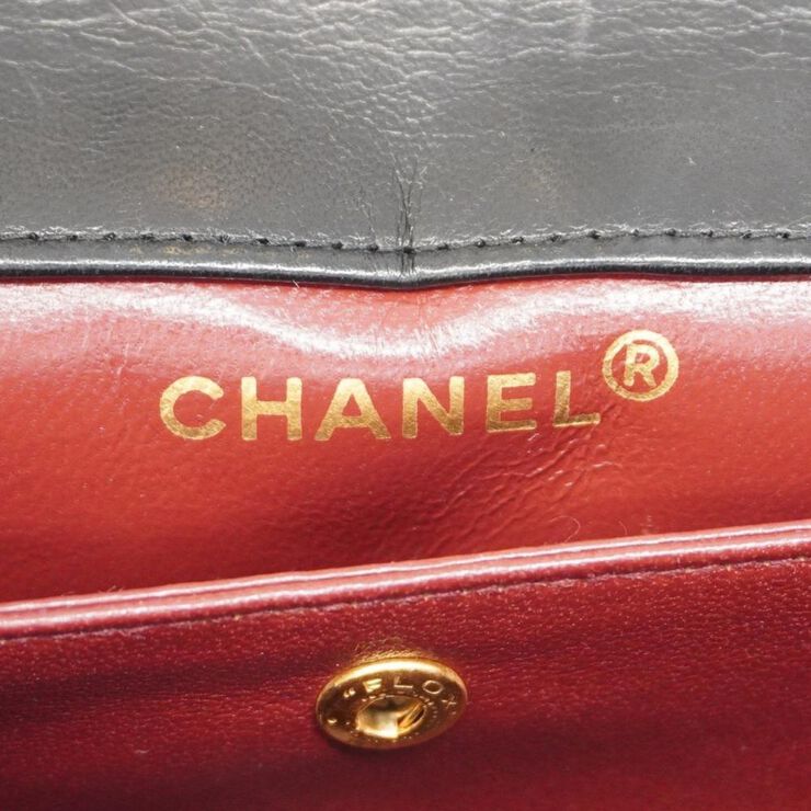 Chanel Vintage Chanel Flap Bag Black