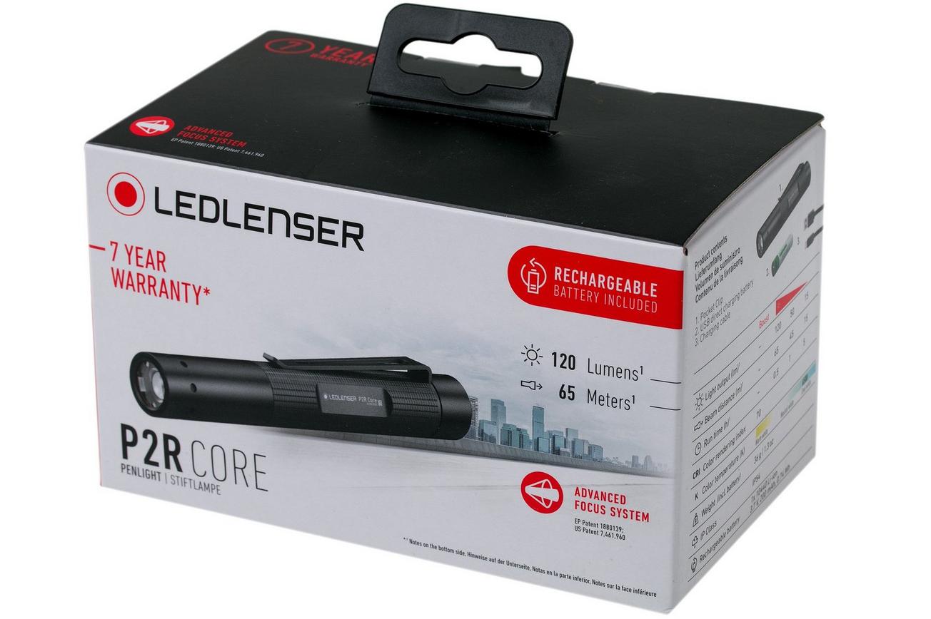 Ledlenser P2R Core oplaadbare zaklamp
