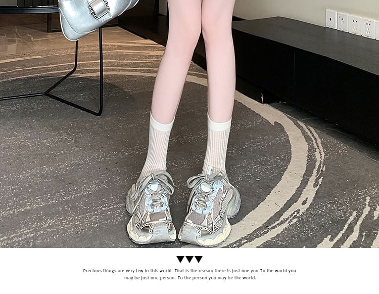 Yako - Hoge taille effen mini geplooide skort