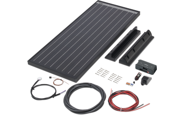 Büttner Elektronik Solar-Komplettanlage Power Blackline Solar Kit